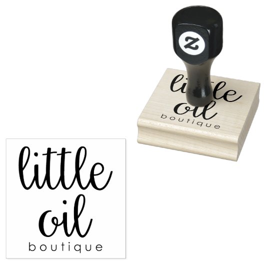 Uw gepersonaliseerde Logo Rubberstempel (Gestempeld)