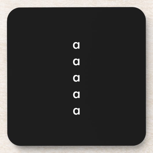 Uw geselecteerde tekst onderzetter (Voorkant)