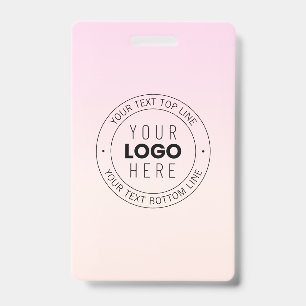 Uw geüploade logo bewerkbare cirkelvormige tekst badge