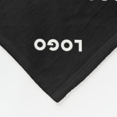 Uw geüploade Logo of Afbeelding | Modern patroon Fleece Deken (Hoek)