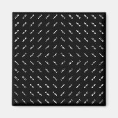 Uw geüploade Logo of Afbeelding | Modern patroon Magneet (Voorkant)