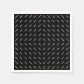 Uw geüploade Logo of Afbeelding | Modern patroon Servet (Voorkant)