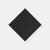 Uw geüploade Logo of Afbeelding | Modern patroon Servet (Hoek)