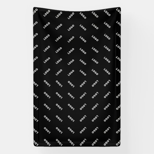 Uw geüploade logo of afbeelding | Modern Patten Spandoek (Verticaal)