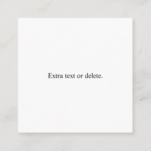 Uw geüploade QR-code plus bewerkbare circulaire te Informatiekaartje (Achterkant)