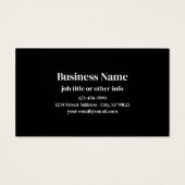 Uw geüploade zakelijke Logo of ander ontwerp Visitekaartje (Achterkant)