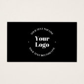 Uw geüploade zakelijke Logo of ander ontwerp Visitekaartje (Voorkant)