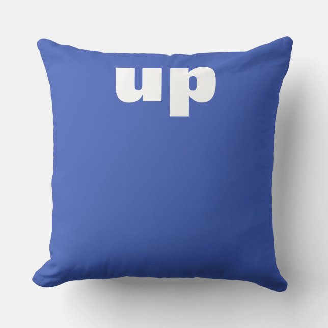 Uw gevoel: omhoog of omlaag kussen (Voorkant)