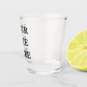 UW GEZICHT-AANgepast Shot Glas (Rechts)