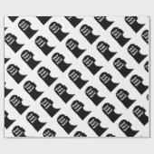 uw gezicht hier-exemplaar cadeaupapier (Vlak)