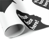 uw gezicht hier-exemplaar cadeaupapier (Rol Hoek)