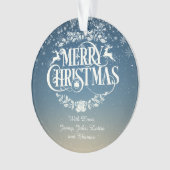 Uw gezinsdefinitie op maat van Kerstmis Ornament (voorkant)