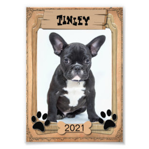 Uw gezinsplaat - Decoratief fotosjabloon Foto Afdruk