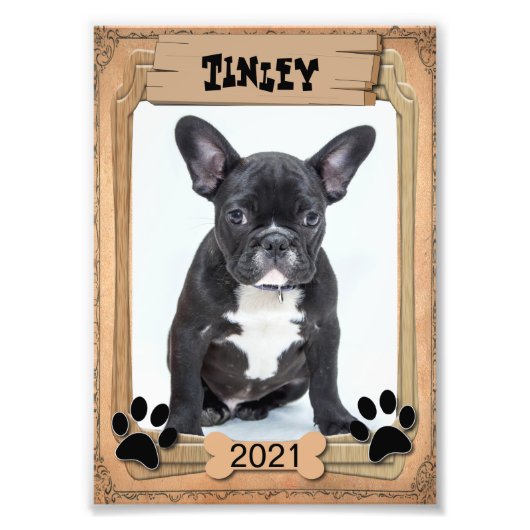 Uw gezinsplaat - Decoratief fotosjabloon Foto Afdruk (Voorkant)