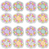 Uw glorie is de Waterverf van de salm Verse hoger Sticker (Voorkant)