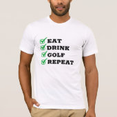 Uw Go-to Funny Golfer's T-shirt, Golf, Plezier, He T-shirt (Voorkant)