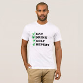 Uw Go-to Funny Golfer's T-shirt, Golf, Plezier, He T-shirt (Voorkant volledig)