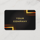 Uw Gold Black Professional Golden Visitekaartje (Achterkant)