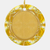 Uw gouden versiering aanpassen keramisch ornament (Achterkant)