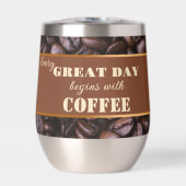 Uw Grappige Citaten Koffieliefhebber Geïsoleerde T (Voorkant)