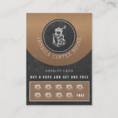 Uw gratis koffiewinkel voor logo visitekaartje (Voorkant)