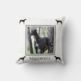Uw Greyhound foto gepersonaliseerd Kussen