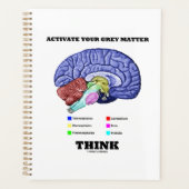 Uw grijze materie activeren Denk aan anatomisch br Planner (Voorkant)