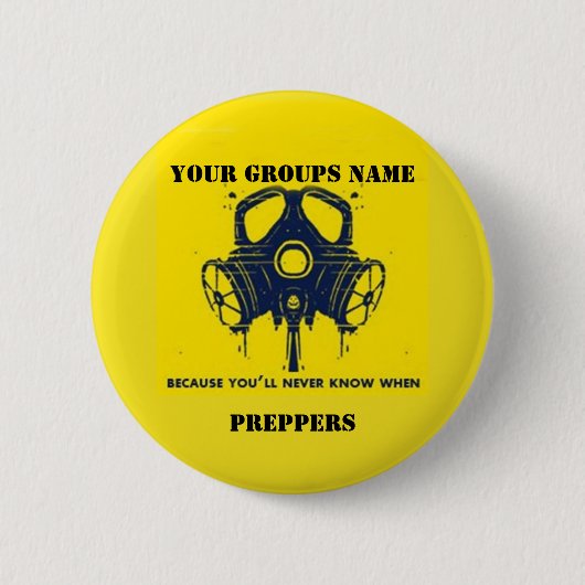 UW GROEPSNAAM RONDE BUTTON 5,7 CM (Voorkant)