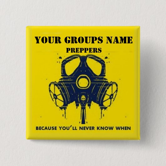 UW GROEPSNAAM VIERKANTE BUTTON 5,1 CM (Voorkant)