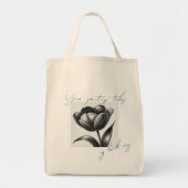 "Uw grootheid - Inspirerend tulp Canvas tas" Tote Bag (Voorkant)