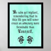 Uw grootste tegenstander poster (Voorkant)