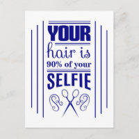 Uw haar is 90% van uw Selfie