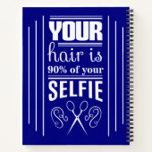 Uw haar is 90% van uw Selfie Notitieboek (Achterkant)