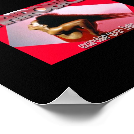 UW HAAR UITOEFENEN POSTER (Hoek)