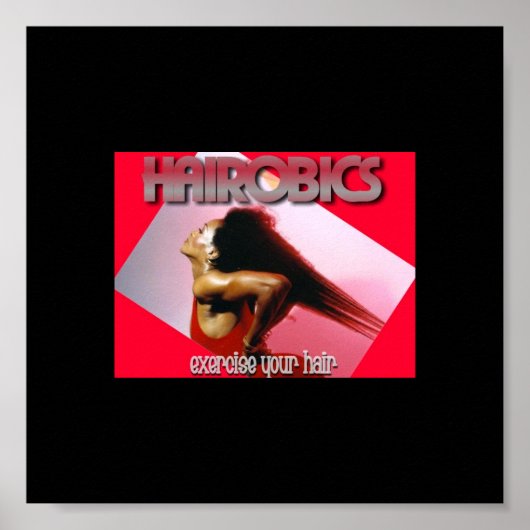 UW HAAR UITOEFENEN POSTER (Voorkant)