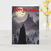 Uw Halloween bezoeker van de nacht Kaart (Gele Bloem)