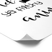 uw hand wassen met een vuil dier poster (Hoek)