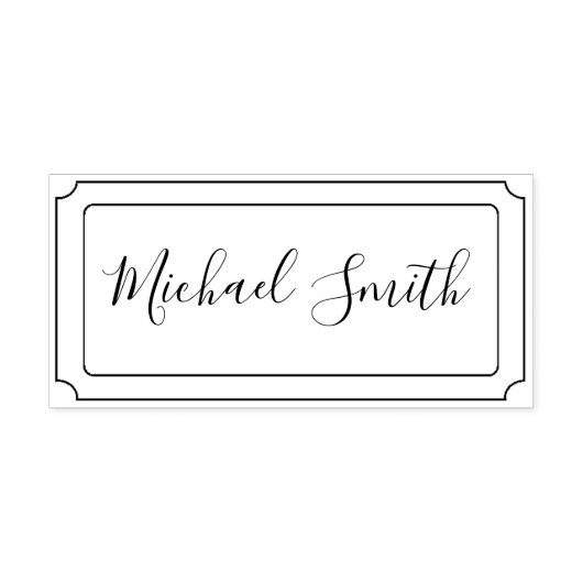 Uw handtekening  zelfinktende stempel (Design)