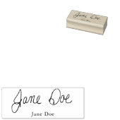 Uw handtekeningstempel rubberstempel (Gestempeld)