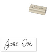 Uw handtekeningstempel rubberstempel (Gestempeld)