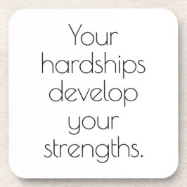 Uw harde plastic Onderzetter