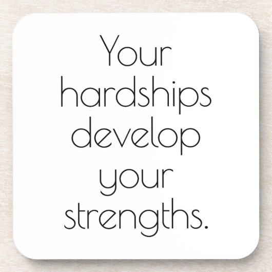 Uw harde plastic Onderzetter (Voorkant)