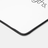 Uw hardships desk Mat (Hoek)