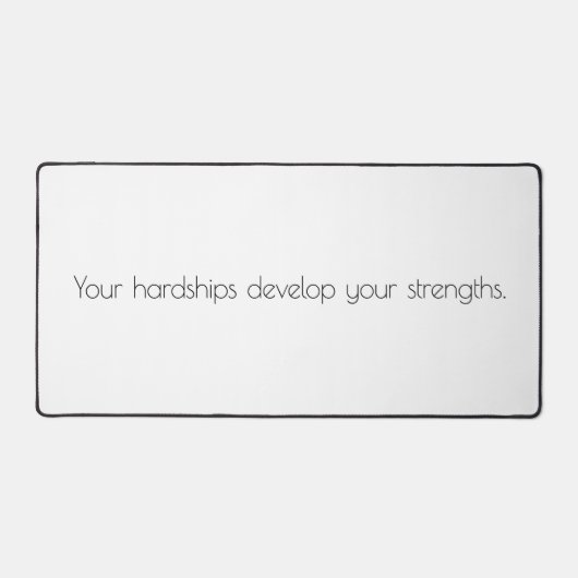 Uw hardships desk Mat (Voorkant)