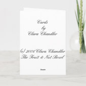 Uw Hart in de Juiste Plaats Kaart (Achterkant)