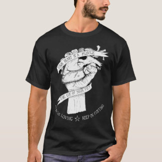 Uw hart is een spier met omgekeerde klassieke T-sh T-shirt