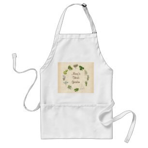 Uw Herb Garden Apron aanpassen Standaard Schort