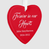 Uw herinneringen aan de kerstfeestdag ornament (voorkant)