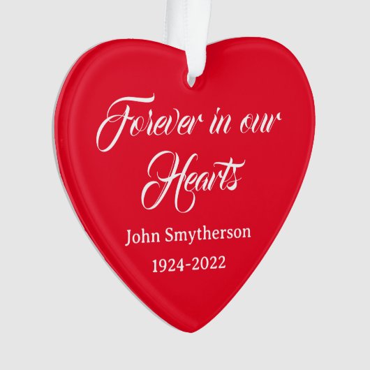 Uw herinneringen aan de kerstfeestdag ornament (voorkant)