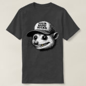 Uw Hipster Possum T-shirt (Design voorkant)